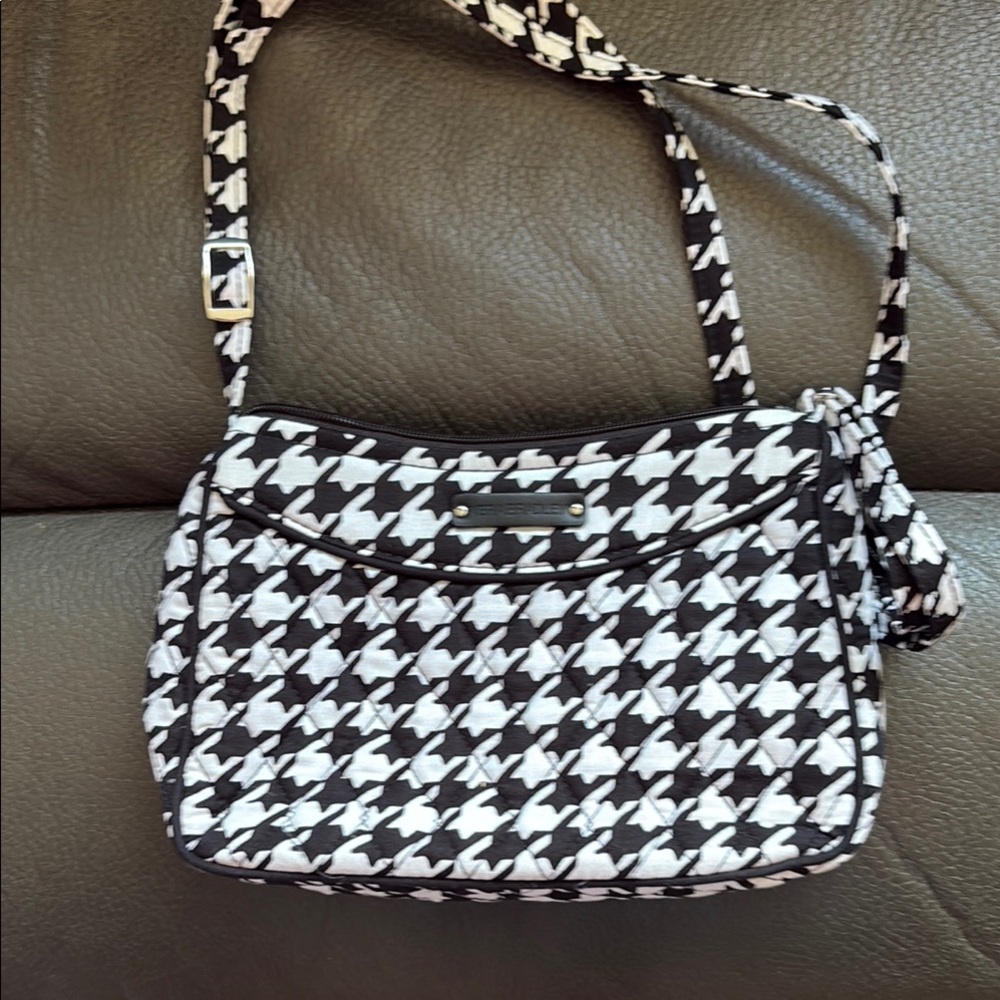Vera Bradley houndstooth little crossbody bag